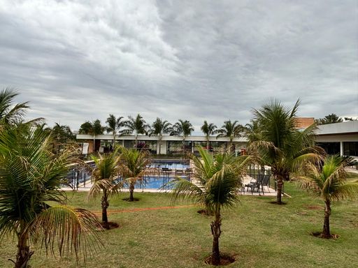 Vista das piscinas
