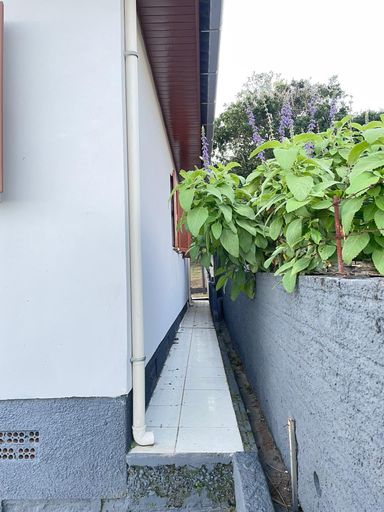 Lateral da casa
