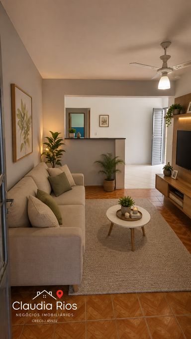 Imagem ilustrativa sala de estar (home staging virtual)