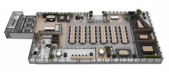 JETCORP Laje Corporativa Alto Padrão - Itaim Bibi - Locação MOBILIADA Turn Key 1.055 m² Escritório Mobiliado LOCAÇÃO PRÉDIO BOUTIQUE