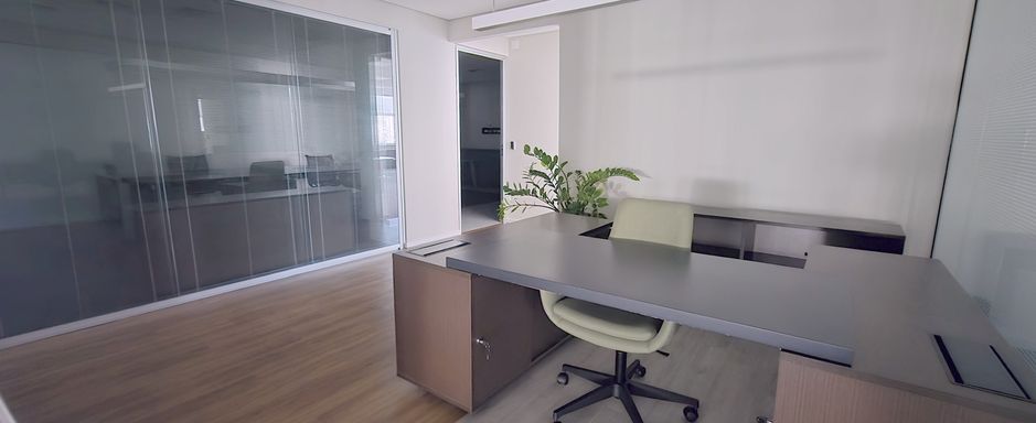 Sala privativa mobiliada