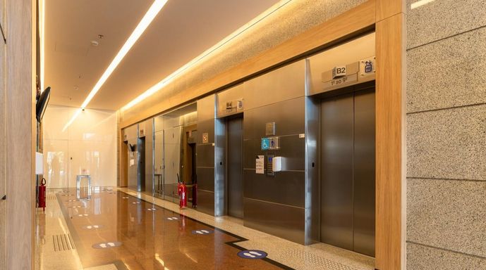 Hall dos elevadores