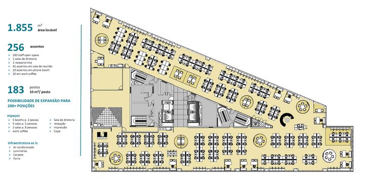 JETCORP LAJE CORPORATIVA ALTO PADRÃO MOBILIADA ESCRITÓRIO AAA LOAÇÃO MOBILIADA