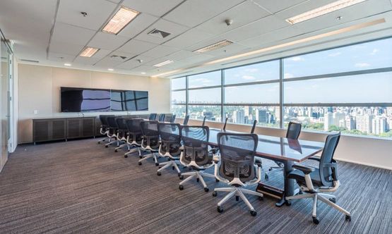 JetCorp Laje Corporativa Triple A Mobiliada com Heliponto Locação