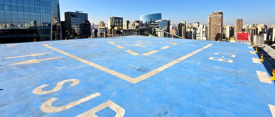 JetCorp Laje corporativa Triple A com Heliponto - Faria Lima/JK - Locação 700 m² Escritório Corporativo Itaim Bibi