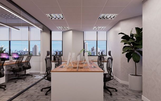 JetCorp Laje Corporativa MOBILIADA 50 posições Plug&Play na Região da Berrini - Locação