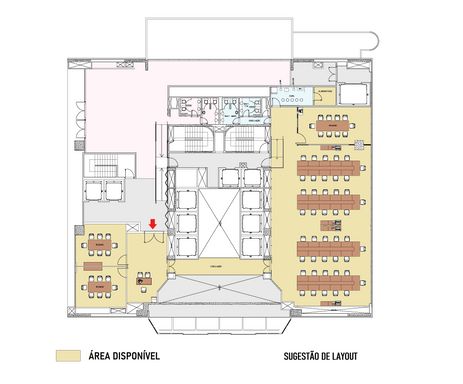 Laje Corporativa - Esquina JK x Faria Lima - Locação - 543 m² - Sala Comercial Corporativa para Escritório