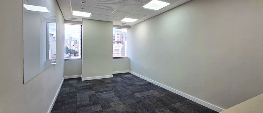 JetCorp laje corporativa mobiliada alto padrão Itaim Bibi locação Metrô Linha Amarela