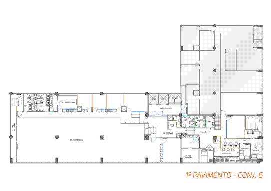 Planta do 1º pavimento