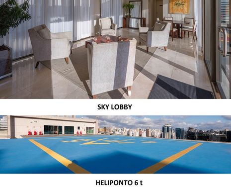 JetCorp Laje Corporativa MOBILIADA Triple A com Heliponto - Faria Lima - locação - 997 m² - Itaim Bibi Andar Corporativo para Escritório