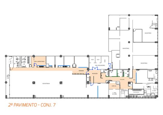 Planta do 2º pavimento