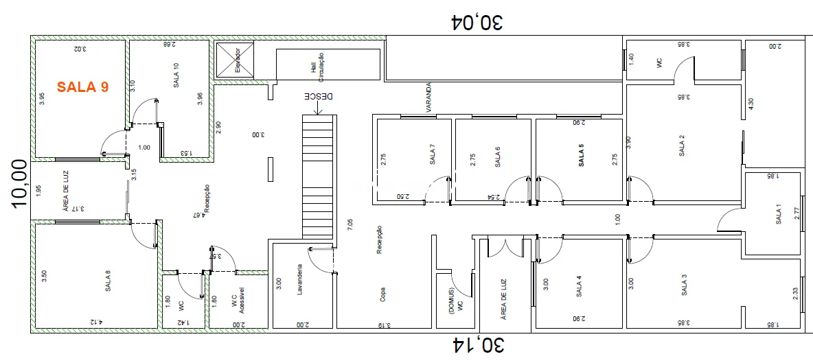 SALA COMERCIAL P/ LOCAÇÃO, INDAIATUBA, JD COLIBRIS, AR COND INCLUSO, AC 13,00 M²