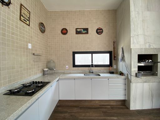 Área gourmet com churrasqueira