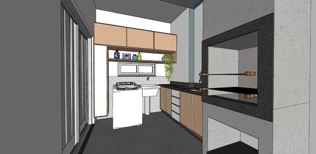 Projeto de área gourmet