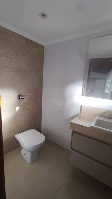 Banheiro da sala da edícula