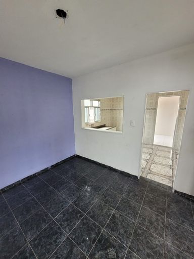 Sala integrada com cozinha