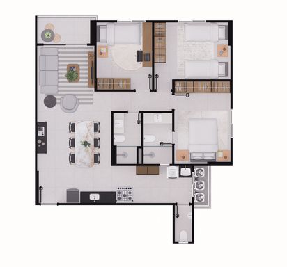 Colunas 1 e 3