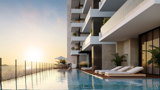 Piscina com Borda Infinita