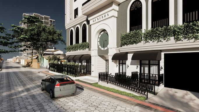 Hall pela Rua Lateral
