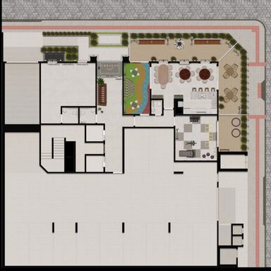 Planta Área de Lazer