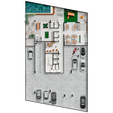 Planta Área de Lazer