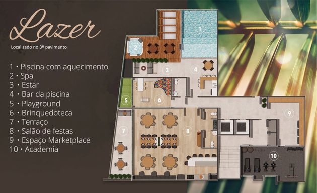 Planta Área de Lazer