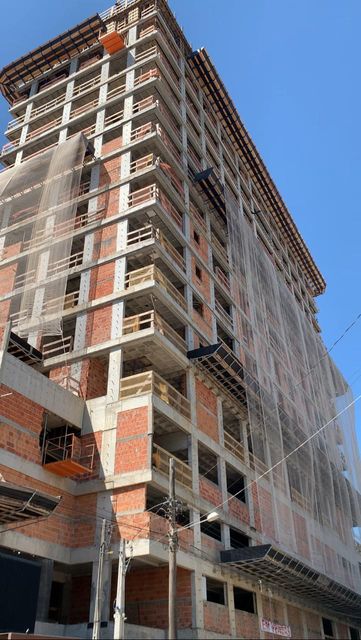 Prédio já está no 16º pavimento