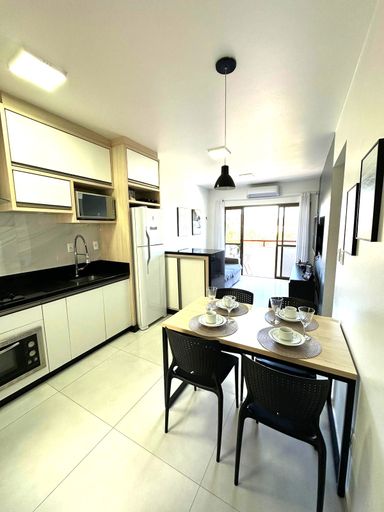 Sala e cozinha integradas