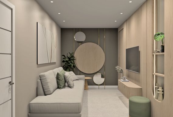 Sala de TV - Edifício Residencial Novo Horizonte