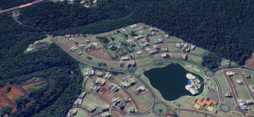 Terreno á venda no Condomínio Royal Falls Yacht com 550m² - Foz do Iguaçu