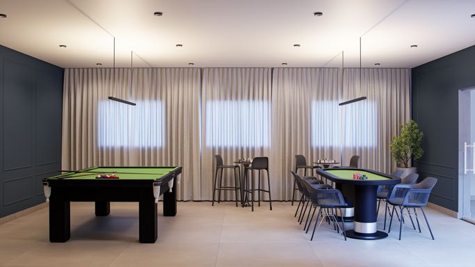 Sala de Jogos - Lumina Residecial Foz do Iguaçu