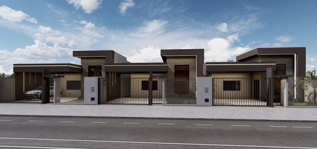 Casas à Venda no Jardim Canadá II em Foz do Iguaçu, 3 quartos sendo 1 suíte, 2 vagas de garagem.