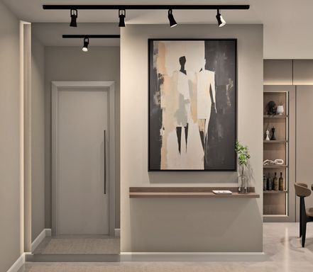 Hall de Entrada - Edifício Residencial Novo Horizonte