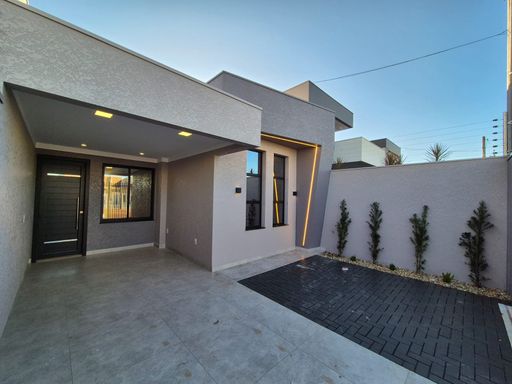 Casa à venda em Foz do Iguaçu, Jardim Ipê IV, 100m², 3 Quartos, 175m² de lote,