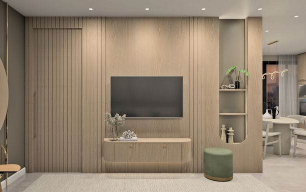 Sala de TV - Edifício Residencial Novo Horizonte