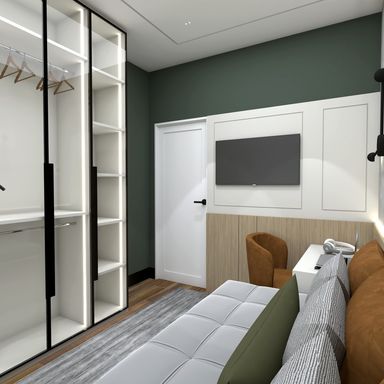 Quarto 1 - Sobrado à Venda, Rua Tibagi, Campos do Iguaçu, Foz do Iguaçu.