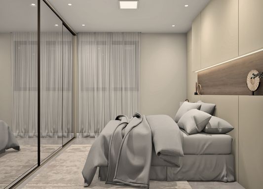 Suíte - Edifício Residencial Novo Horizonte