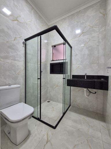 Banheiro Social - Casa à venda no Bourbon/ Bérgamo em Foz do Iguaçu/PR