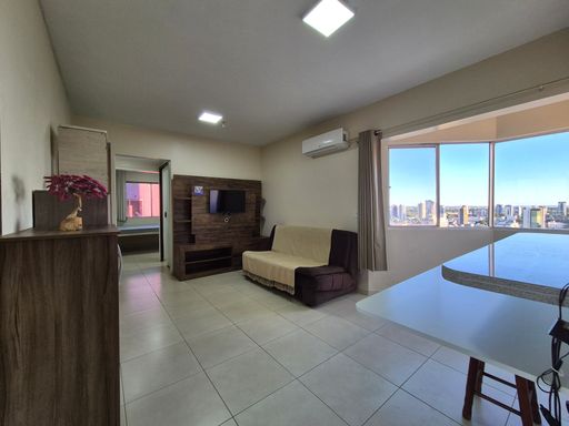 Sala de Estar do Apartamento à venda no Edifício Grand Prix  - Centro de Foz do Iguaçu