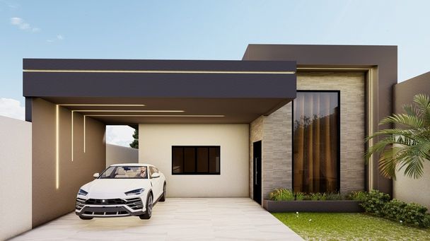 Casas à Venda no Jardim Canadá II em Foz do Iguaçu, 3 quartos sendo 1 suíte, 2 vagas de garagem.