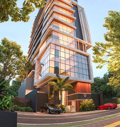 Villa Marrufe -  Fachada vista do térreo