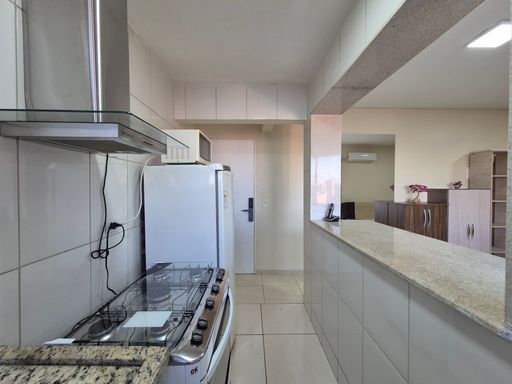 Cozinha e área de serviço do Apartamento à venda no Edifício Grand Prix  - Centro de Foz do Iguaçu