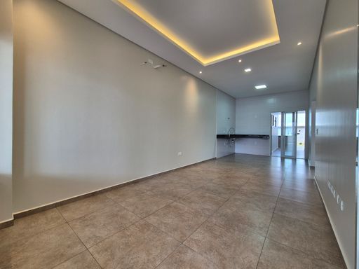 Sala com ambientes integrados