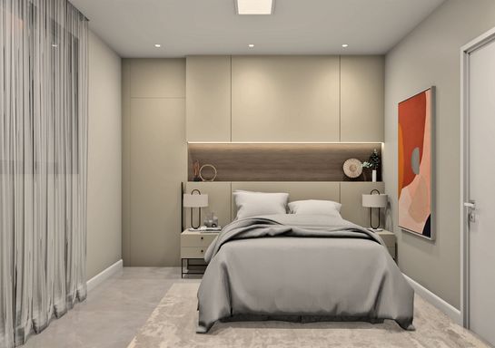 Suíte - Edifício Residencial Novo Horizonte