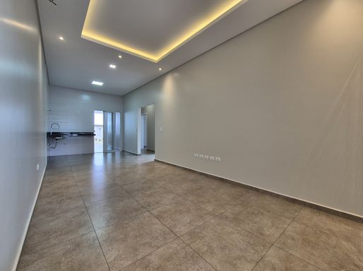 Sala com ambientes integrados