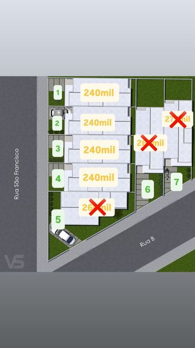Casa à venda na Vila C em Foz do Iguaçu, 2 quartos, 46m², Rua São Francisco, Vila C Velha.