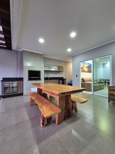 Varanda Gourmet com churrasqueira