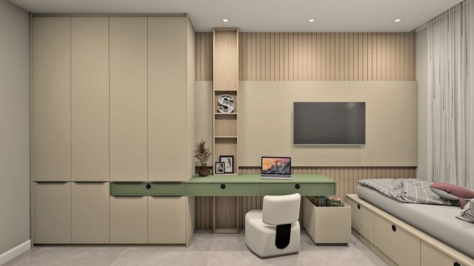 Dormitório - Edifício Residencial Novo Horizonte