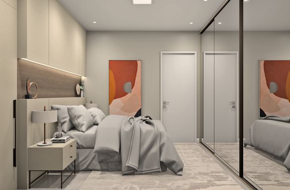 Suíte - Edifício Residencial Novo Horizonte