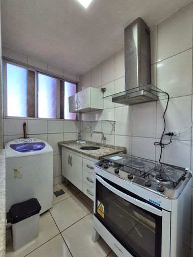 Cozinha e área de serviço do Apartamento à venda no Edifício Grand Prix  - Centro de Foz do Iguaçu
